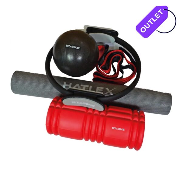Kit Entrenamiento Mat Yoga + Bandas + Rollo + Pelota + Aro Outlet