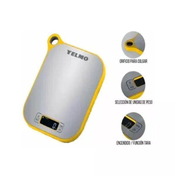 Balanza de cocina digital Yelmo BL-7001 3kg - Imagen 3