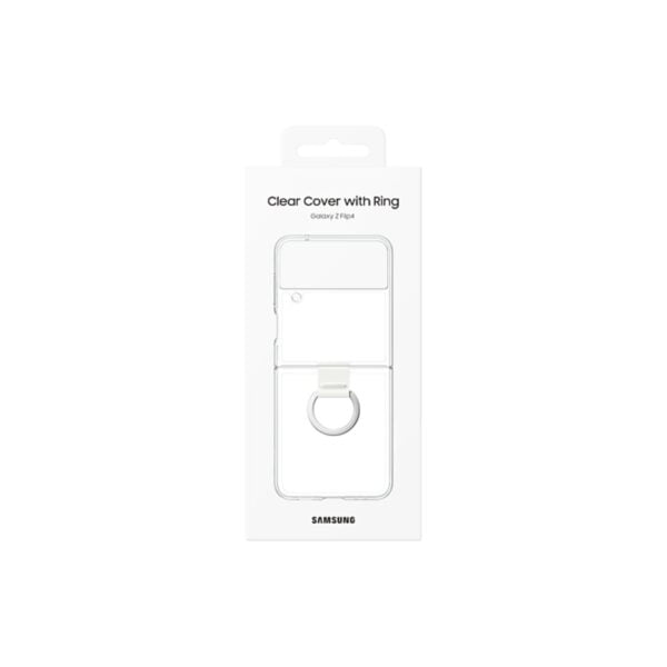 Funda Samsung Galaxy Z Flip4 Clear Cover with Ring - Imagen 7