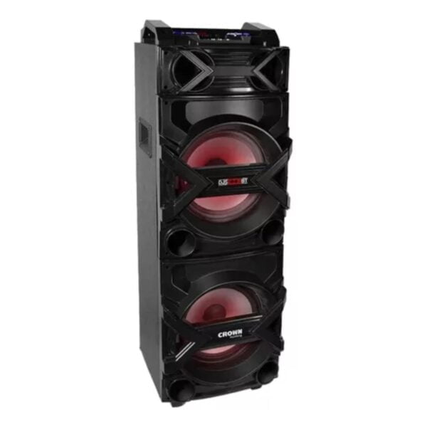 Parlante Crown Mustang DJS-1002BT con Bluetooth Negro