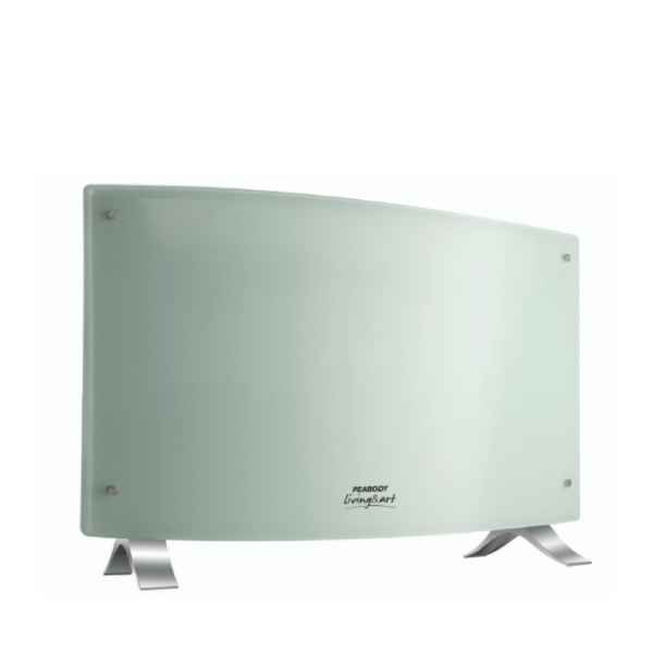 Vitroconvector electrico curvo blanco Peabody PE-VQM20