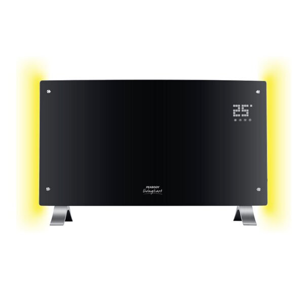 Vitroconvector digital negro curvo Peabody Led PE-VQDL20 - Imagen 3