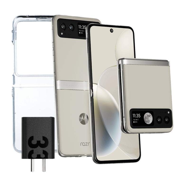 Celular Moto Razr 40 Blanco 8 GB RAM 256GB Dual Sim