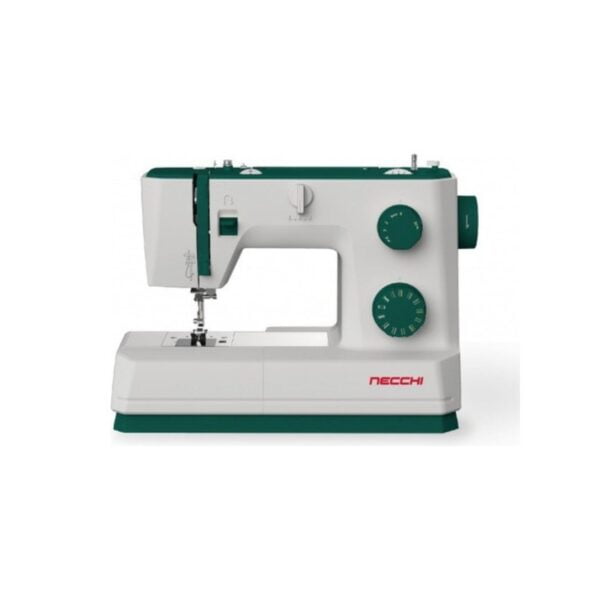 Maquina de Coser Necchi Enhebrador Automatico Blanca y Verde - Imagen 3