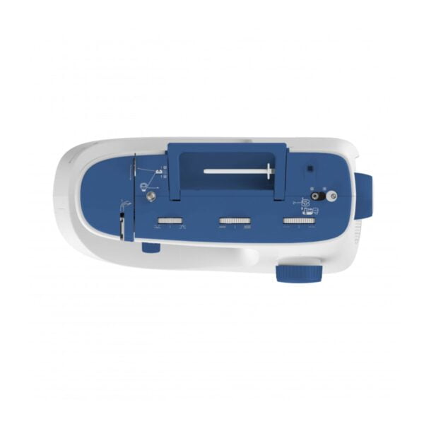 Maquina de Coser Necchi Enhebrador Automatico Blanca y Azul - Imagen 5