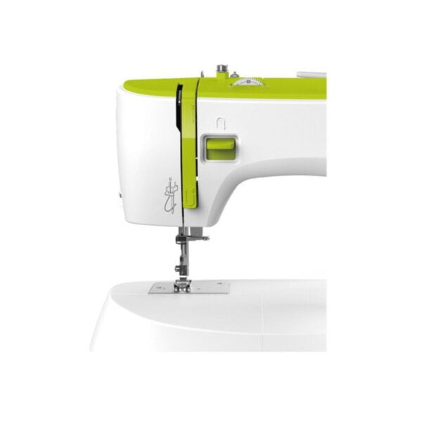Maquina de Coser Necchi Enhebrador Automatico Blanca y Lima - Imagen 4
