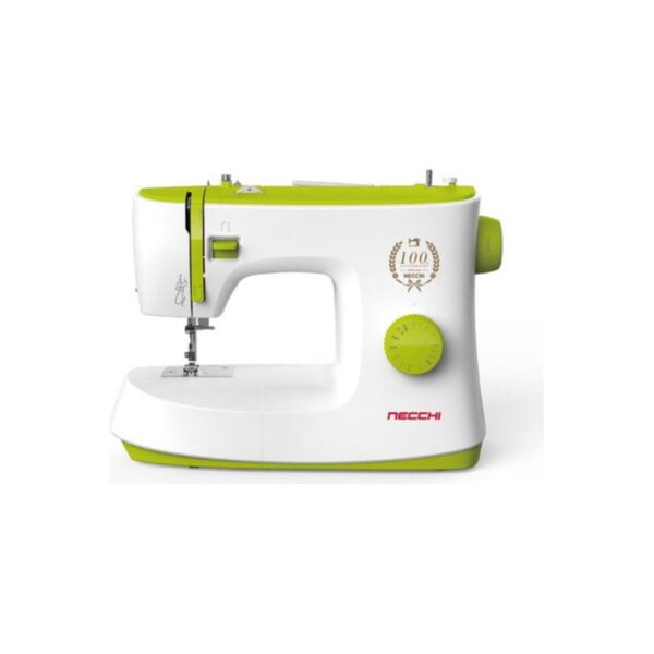 Maquina de Coser Necchi Enhebrador Automatico Blanca y Lima